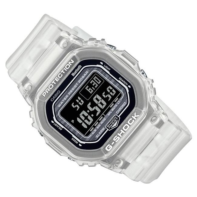 CASIO G-SHOCK カシオ Gショック モバイルリンク メンズ腕時計 クリアスケルトンホワイト DW-B5600G-7JF 国内正規品