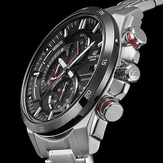 CASIO EDIFICE 多機能時計 ブラック 金属ベルト EDIFICE | CASIO
