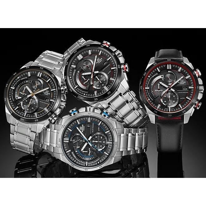 CASIO EDIFICE　電波ソーラー　クロノグラフ　メタルベルト　ブラック EDIFICE（CASIO） CASIO EDIFICE カシオ エディフィス ソーラー