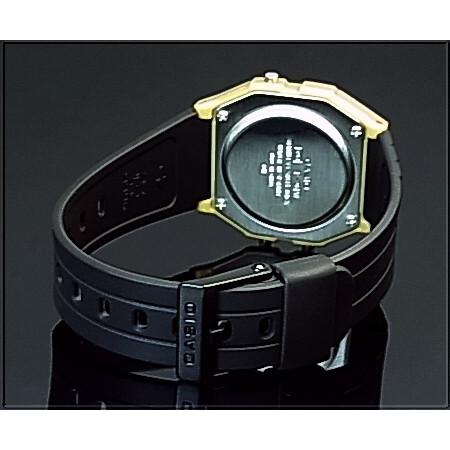 CASIO Standard カシオ スタンダード アラームクロノ メンズ腕時計 軽量・薄型デジタルモデル ゴールドケース ラバーベルト 海外モデル F-91WM-9A｜bright-bright｜04