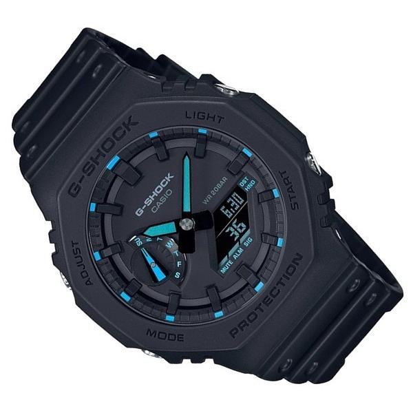 美品 CASIOメンズ腕時計Gショック ブラック カーボンコアガード耐衝撃性UP G-SHOCK カシオ Gショック カーボンコアガード構造 ブラック GA