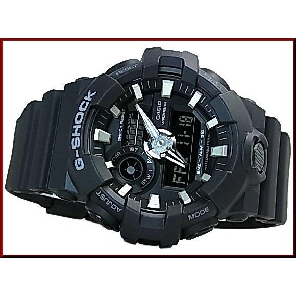 CASIO G-SHOCK カシオ Gショック アナデジモデル メンズ腕時計 海外モデル GA-700-1B ブラック 【返品交換不可】