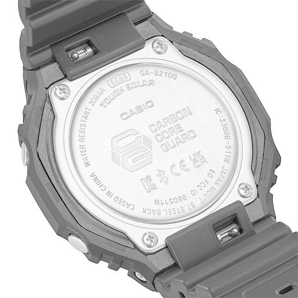 CASIO G-SHOCK カシオ Gショック スマートフォンリンク ソーラー腕時計 アナデジモデル メンズ ブラック 海外モデル GA-B2100-1A1の画像