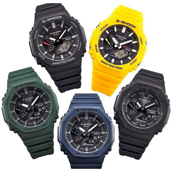 CASIO G-SHOCK カシオ Gショック カーボンコアガード構造 スマートフォンリンク ソーラー腕時計 アナデジモデル メンズ ブラック 海外モデル GA-B2100-1A｜bright-bright｜09