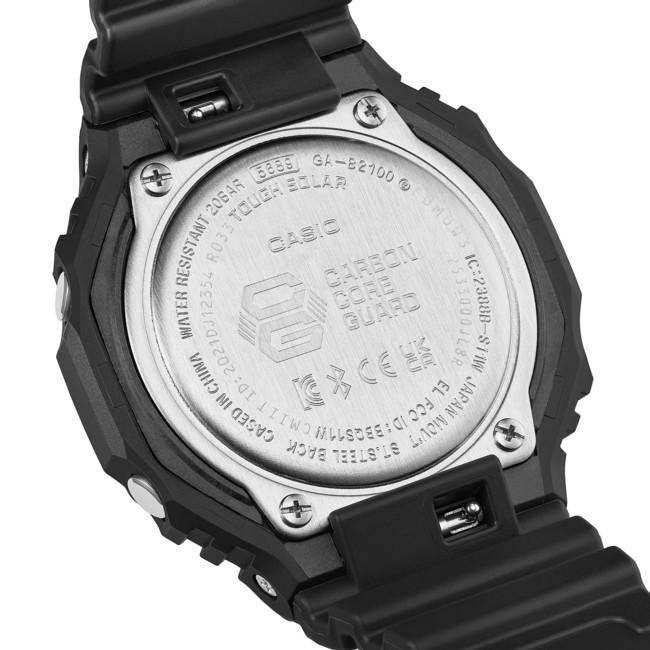 CASIO G-SHOCK カシオ Gショック スマートフォンリンク ソーラー腕時計 アナデジ メンズ ブラック/グリーン 国内正規品 GA-B2100BEG-1AJFの画像