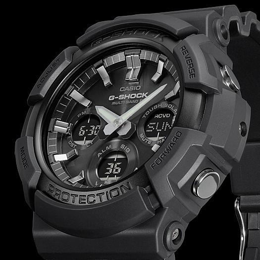 【美品】G-SHOCK ビッグケース 電波ソーラー GAW-100B-1A G-SHOCK 電波 ソーラー ビッグケース ブラック GAW-100B-1AJF