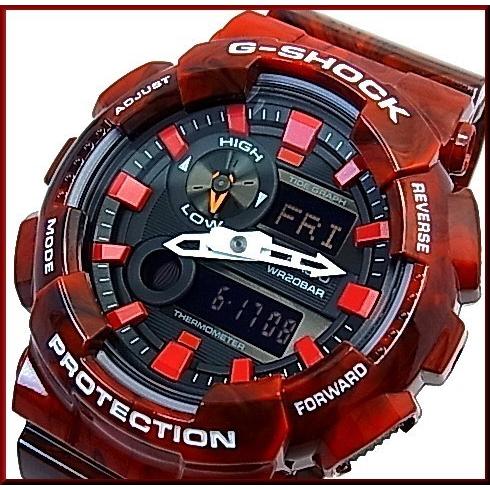 CASIO G-SHOCK カシオ Gショック G-LIDE アナデジ メンズ腕時計 マーブルパターン レッド GAX-100MB-4A 海外モデル  : gax-100mb-4a : BRIGHTヤフー店 - 通販 - Yahoo!ショッピング