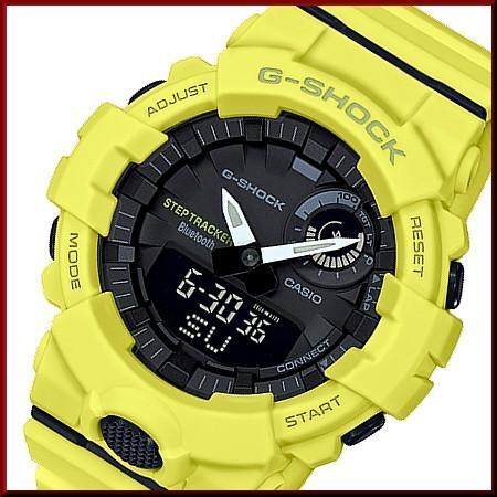 CASIO G-SHOCK カシオ Gショック ジー・スクワット モバイルリンクモデル メンズ腕時計 イエロー 国内正規品 GBA-800-9AJF｜bright-bright