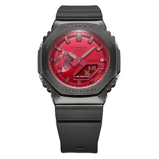 CASIO G-SHOCK カシオ Gショック メタルケースモデル アナデジ メンズ腕時計  ブラック/レッド【海外モデル】GM-2100B-4A｜bright-bright｜09