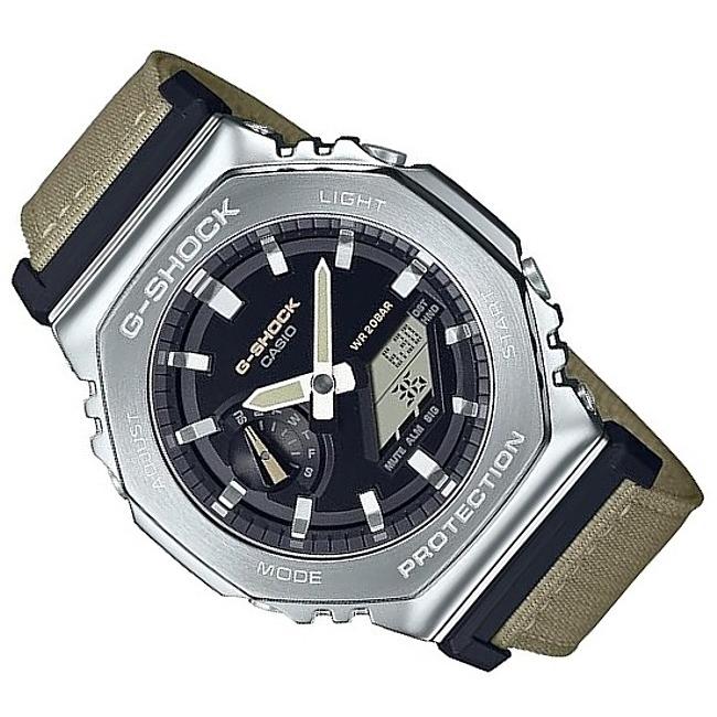 CASIO/G-SHOCK カシオ/Gショック メンズ腕時計 メタルケースモデル クロスバンド 海外モデル GM-2100C-5A｜bright-bright｜02