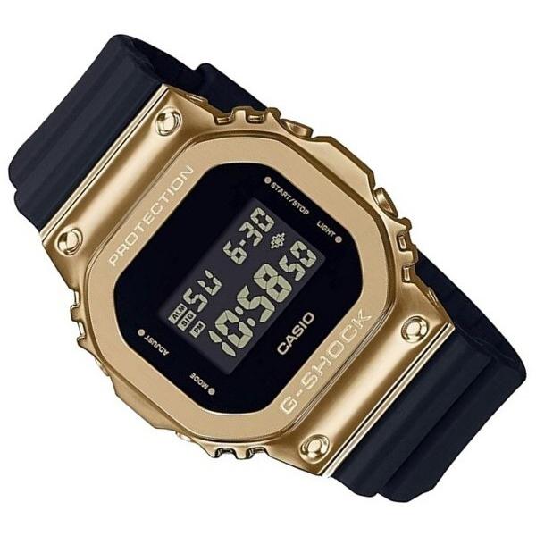 CASIO G-SHOCK カシオ Gショック メンズ腕時計 ベーシックメタルケースモデル ブラック/ゴールド 国内正規品 GM-5600G-9JF｜bright-bright｜02