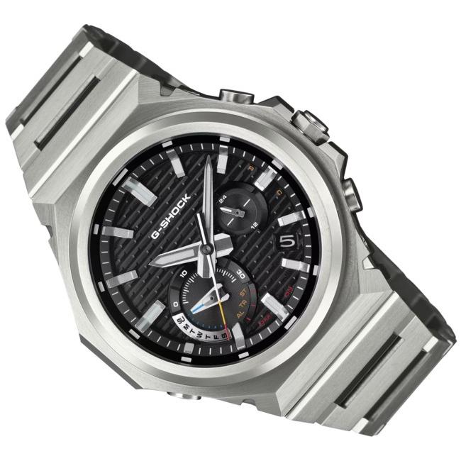 CASIO/G-SHOCK カシオ/Gショック G-STEEL/Gスチール モバイルリンク ソーラー腕時計 メンズ ブラック文字盤 メタルベルト 海外モデル GST-B1000D-1Aの画像