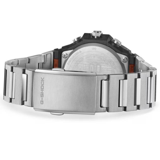 CASIO/G-SHOCK カシオ/Gショック G-STEEL/Gスチール モバイルリンク ソーラー腕時計 メンズ ブラック文字盤 メタルベルト 海外モデル GST-B1000D-1Aの画像