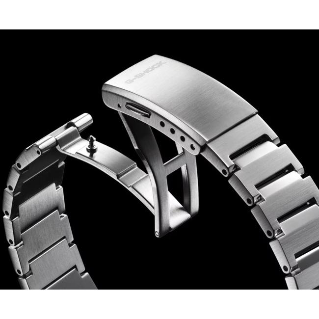 CASIO/G-SHOCK カシオ/Gショック G-STEEL/Gスチール モバイルリンク ソーラー腕時計 メンズ ブラック文字盤 メタルベルト 海外モデル GST-B1000D-1Aの画像