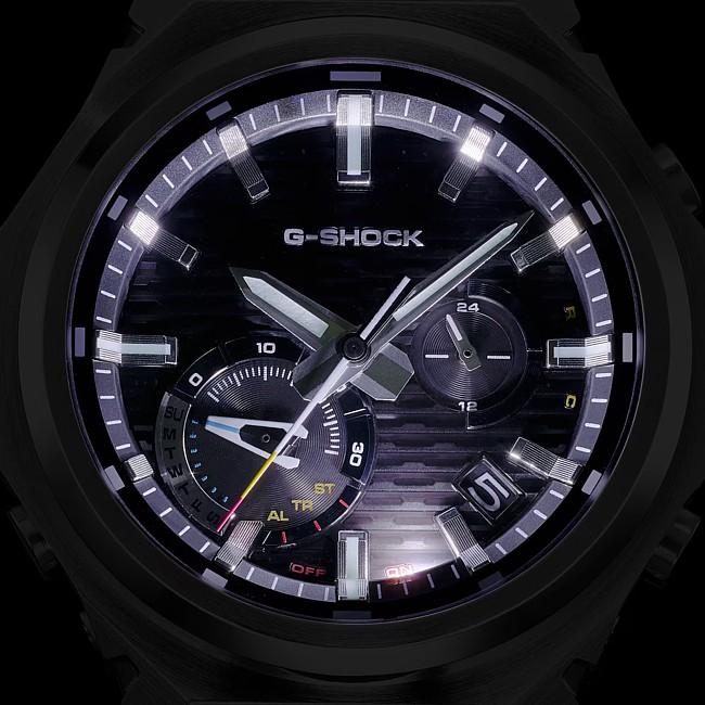 CASIO/G-SHOCK カシオ/Gショック G-STEEL/Gスチール モバイルリンク ソーラー腕時計 メンズ ブラック文字盤 メタルベルト 海外モデル GST-B1000D-1Aの画像
