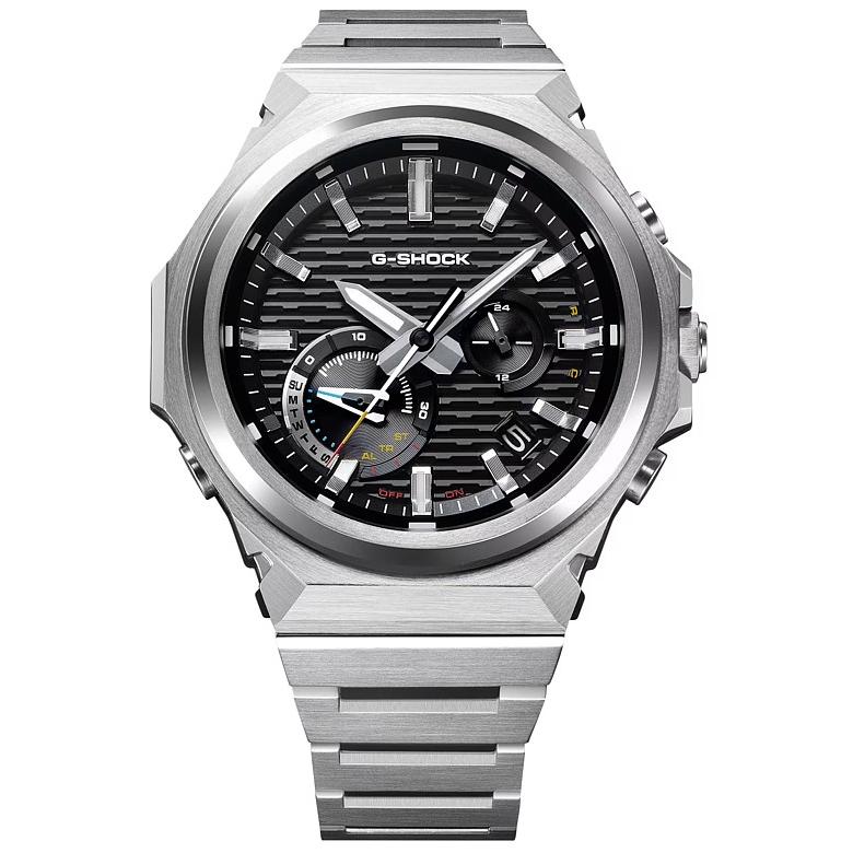 CASIO/G-SHOCK カシオ/Gショック G-STEEL/Gスチール モバイルリンク ソーラー腕時計 メンズ ブラック文字盤 メタルベルト 海外モデル GST-B1000D-1Aの画像