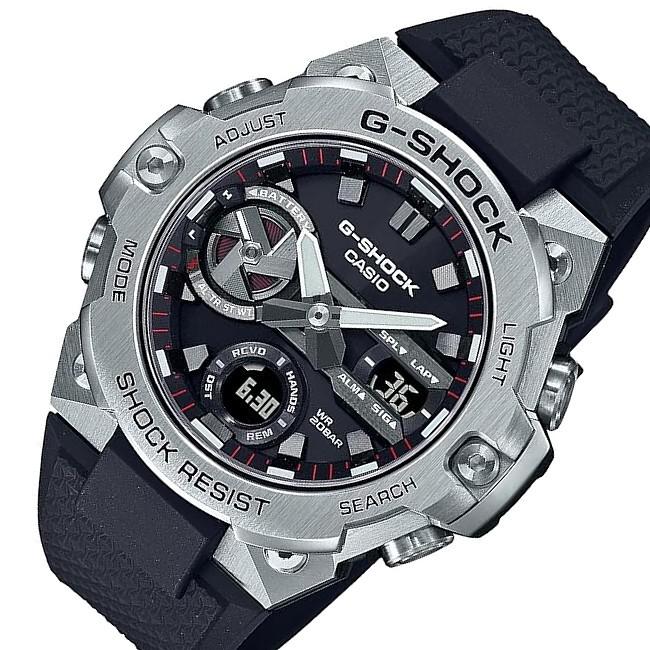 CASIO G-SHOCK G-STEEL GST-S110 ソーラー 腕時計 Casio Men's G-Steel G-SHOCK Quartz Solar Watch, Resin Strap
