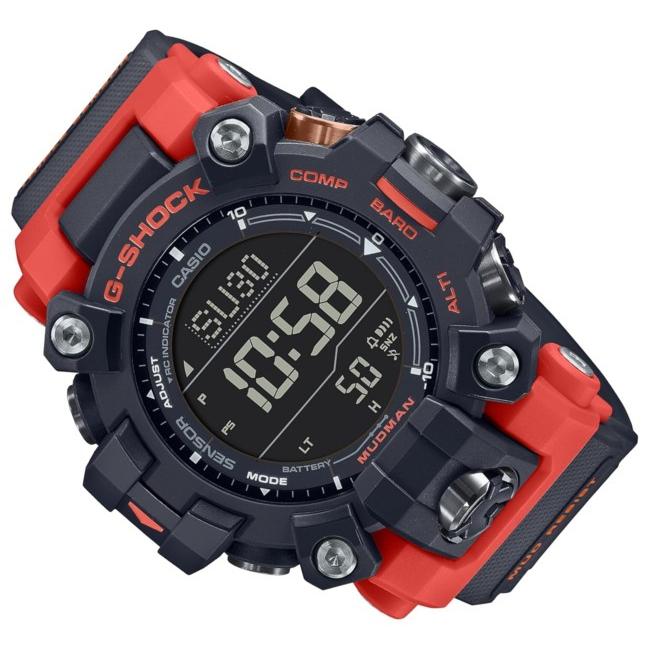 CASIO/G-SHOCK カシオ/Gショック MUDMAN/マッドマン ソーラー電波腕時計 ブラック/オレンジ(海外モデル)GW-9500-1A4｜bright-bright｜02