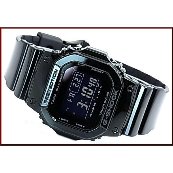 CASIO G-SHOCK カシオ Gショック ソーラー電波腕時計 Grossy Black Series / グロッシー・ブラックシリーズ  GW-M5610BB-1 海外モデル