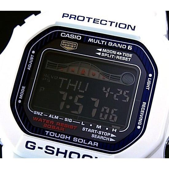 CASIO G-SHOCK カシオ Gショック G-LIDE / Gライド ソーラー電波腕時計 ホワイト 国内正規品 GWX-5600C-7JF｜bright-bright｜04