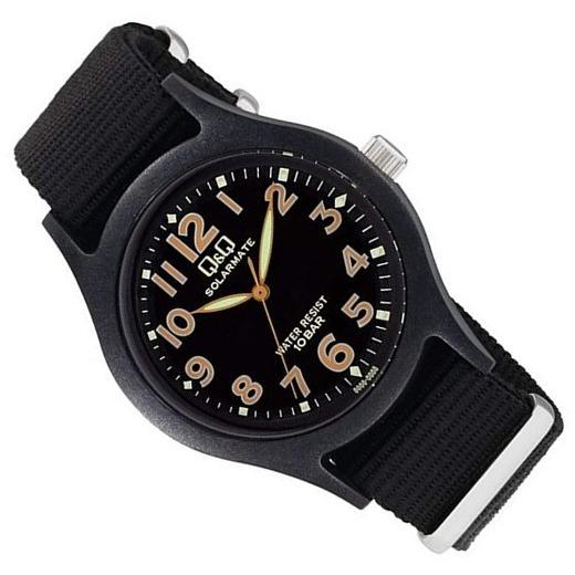 Q&Q SOLARMATE ソーラー電波時計 ブラック ソーラー電波腕時計 コンビネーションSOLARMATE シチズンQ&Q