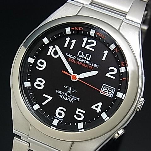 腕時計、アクセサリー メンズ腕時計 CITIZEN Q&Q シチズン キューアンドキュー メンズ腕時計 電波ソーラー 