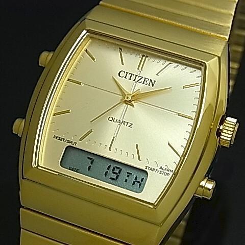 CITIZEN シチズン アナデジ アラームクロノグラフ メンズ腕時計 CITIZEN シチズン アナデジ アラームクロノグラフ メンズ腕時計
