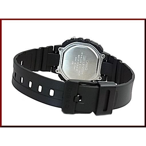 CASIO Standard カシオ スタンダード アラームクロノ レディース腕時計 デジタル液晶モデル ラバーベルト ブラック 海外モデル LA-20WH-1A｜bright-bright｜03