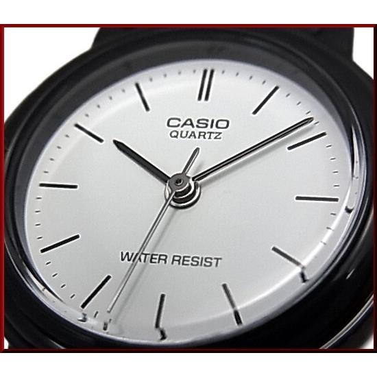 CASIO Standard カシオ スタンダード アナログクォーツ レディース腕時計 ラバーベルト ホワイト文字盤 海外モデル LQ-139BMV-7EL｜bright-bright｜03