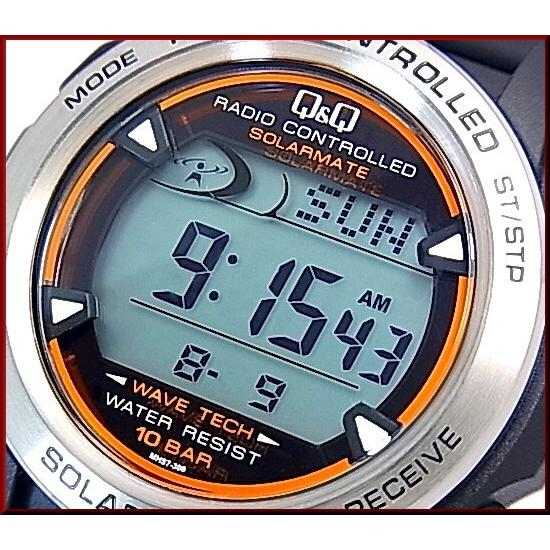 CITIZEN Q&Q シチズン キューアンドキュー メンズ腕時計 電波ソーラー ブラックラバーベルト MHS7-300 国内正規品 CITIZEN Q&Q シチズン キューアンドキュー メンズ腕時計 電波ソーラー ブラックラバーベルト MHS7-300 国内正規品