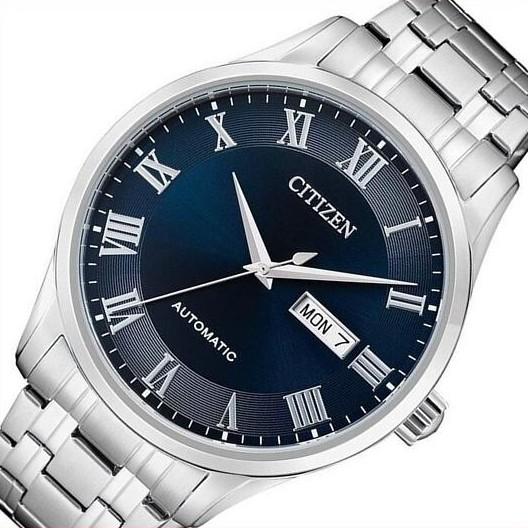Citizen Automatic シチズン 自動巻 メンズ腕時計 ネイビー文字盤 メタルベルト 海外モデル Nh60 80l Nh60 80l Brightヤフー店 通販 Yahoo ショッピング