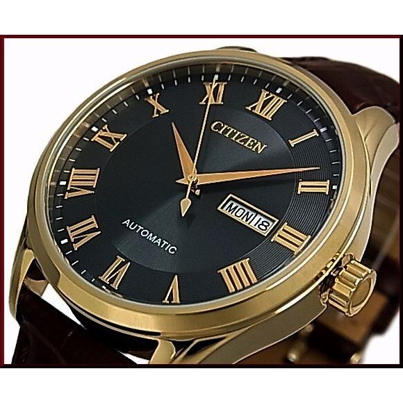CITIZEN Automatic シチズン 自動巻 メンズ腕時計 ゴールド