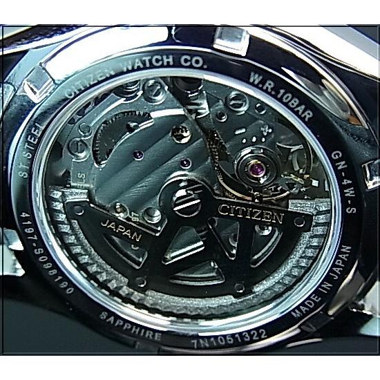 CITIZEN Automatic シチズン 自動巻 メンズ腕時計 ネイビー文字