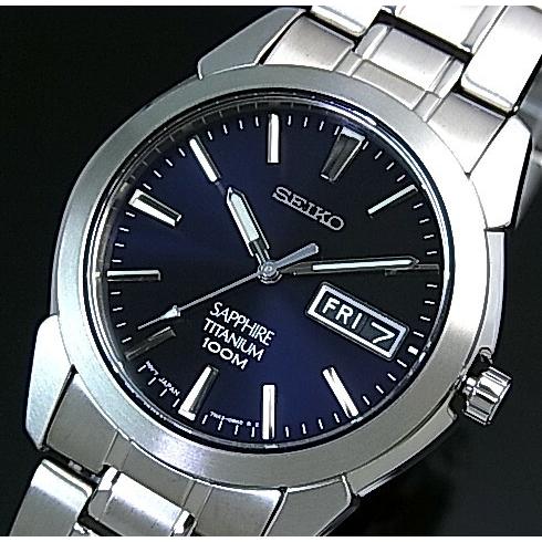SEIKO Quartz セイコー クォーツ 軽量チタンモデル メンズ腕時計 メタルベルト ネイビー文字盤 SGG729P1 海外モデル : SGG729P1:BRIGHTヤフー店 - 通販 - Yahoo!ショッピング