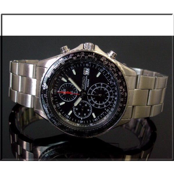 SEIKO セイコー パイロット クロノグラフ メンズ腕時計 メタル SEIKO セイコー パイロット クロノグラフ メンズ腕時計 メタル
