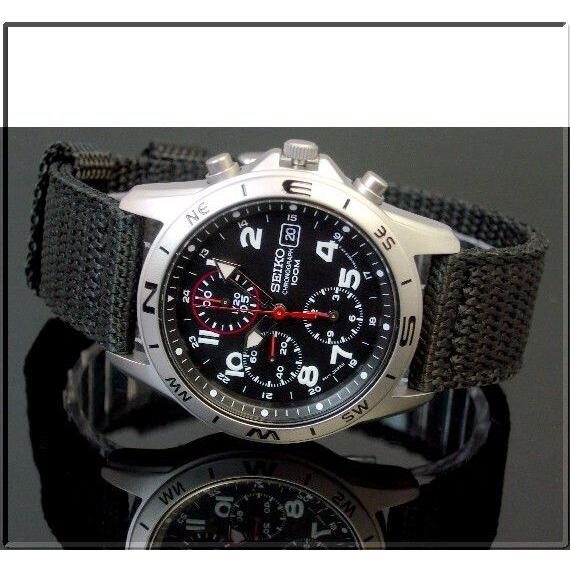 SEIKO クロノグラフ 腕時計 シルバー/ブラック Amazon.co.jp: [セイコーウオッチ] 腕時計 セイコーセレクション