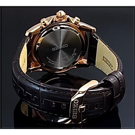 SEIKO アナログ腕時計セット ゴールド/ブラック SEIKO LORD セイコー ロード クロノグラフ メンズ腕時計 ピンク