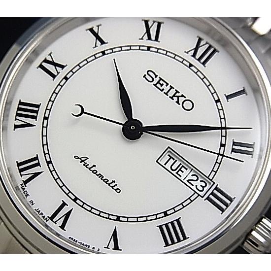 SEIKO 時計 ホワイトダイヤル SEIKO Presage メカニカル セイコー プレサージュ自動巻 メンズ
