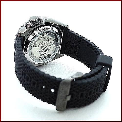 SEIKO 5 SPORTS ブラックラバー腕時計　箱なし SEIKO 5 SPORTS ブラックラバー腕時計 箱なし