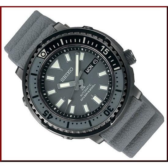 【タイムセール】 SEIKO PROSPEX セイコー プロスペックス ダイバーウォッチ 自動巻 メンズ腕時計 グレー文字盤 グレーラバーベルト 海外モデル SRPE31K1 【7412761385】(25960円)