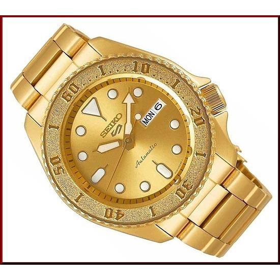 【稼動】SEIKO 5 スポーツ 腕時計 自動巻き ゴールドカラー Amazon.co.jp: [セイコー] SEIKO 5 SPORTS SKX Sports Style
