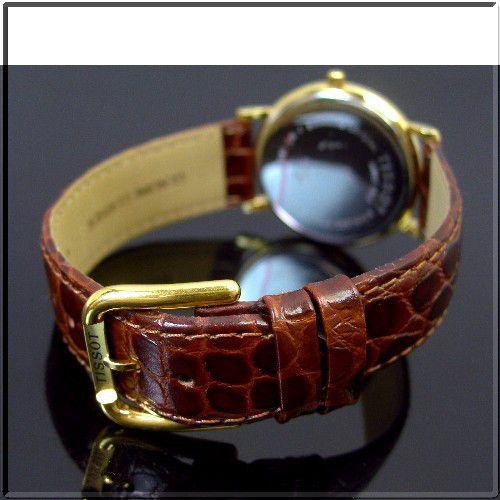 TISSOT TISSOT(ティソ)メンズ腕時計 シルバー文字盤 ブラウン TISSOT TISSOT(ティソ)メンズ腕時計 シルバー文字盤 ブラウン