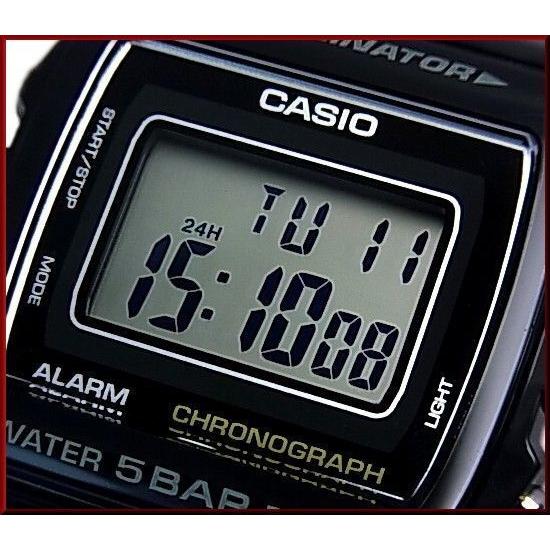 CASIO Standard カシオ スタンダード メンズ腕時計 ラバーベルト ブラック 海外モデル W-215H-1A｜bright-bright｜03