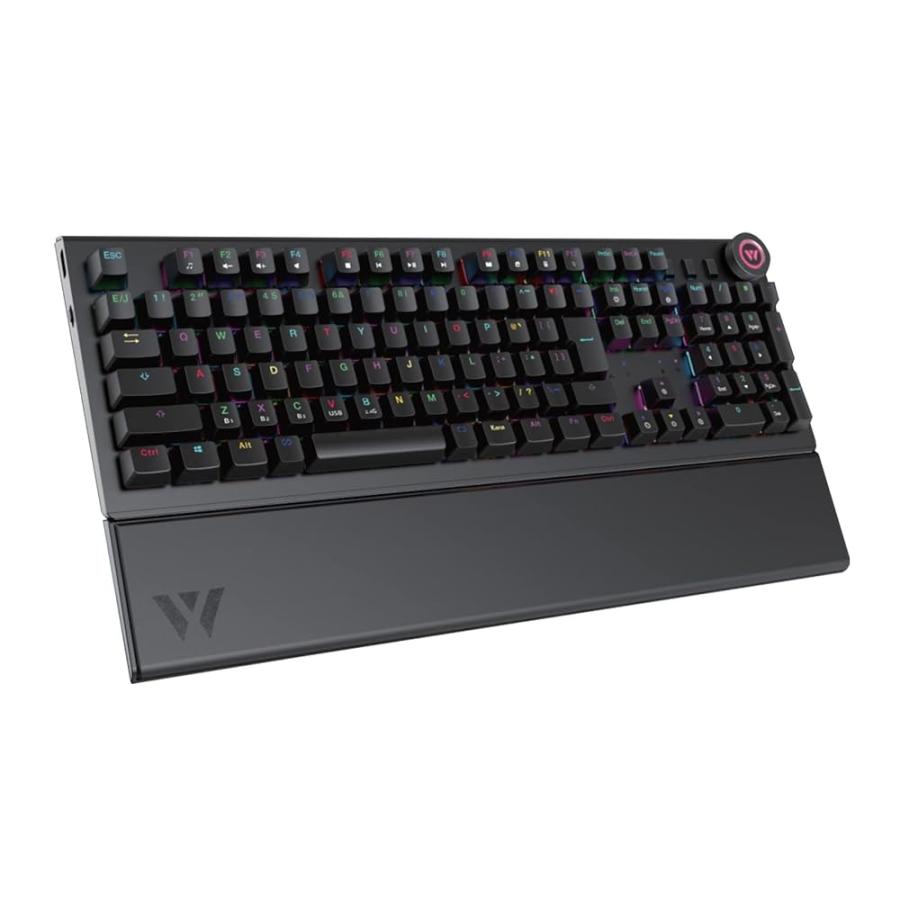 WizarD】 RGBライト搭載108キー ゲーミングキーボード ワイヤレス