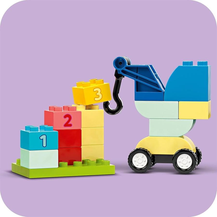 あーこサイズS レゴ(LEGO) デュプロ デュプロのコンテナ デラックス くるまとトラック