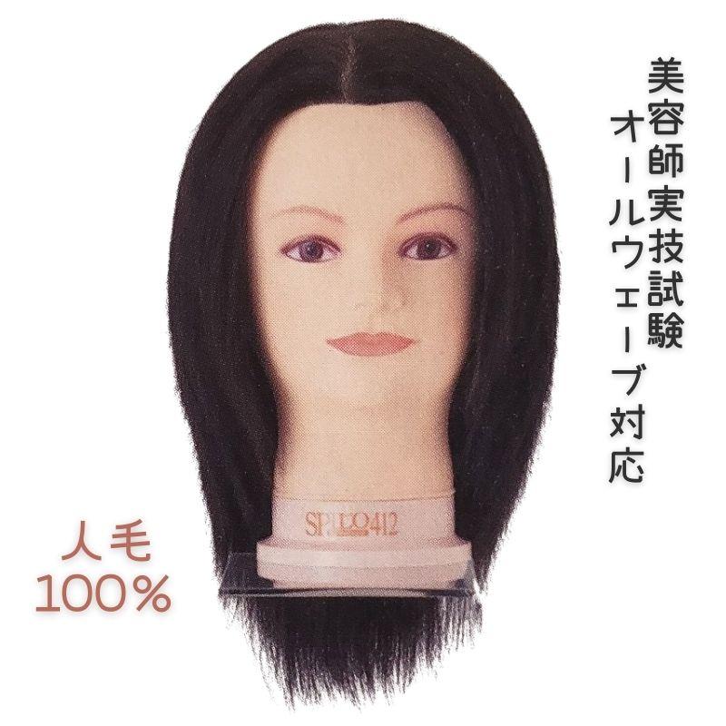 美容師 国家試験 オールウェーブ ウィッグ スピロ 412 SPILO 人毛100