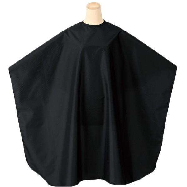 美容室 カラーリングケープ 毛染め ヘアダイクロス ブラック 黒 エルコ