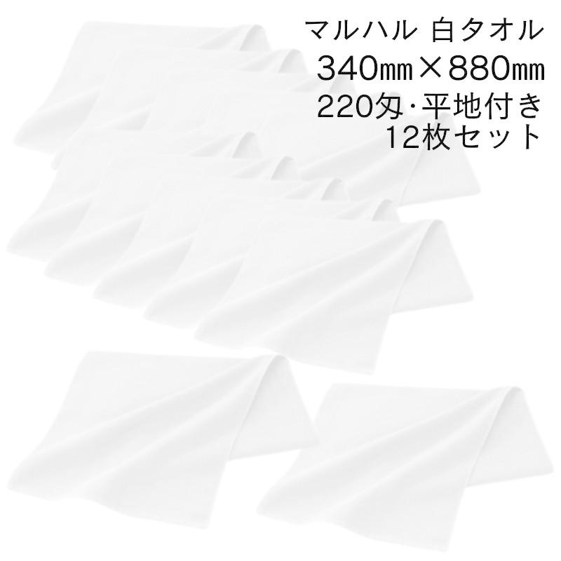 滝川（TAKIGAWA） 日本製 フェイスタオル 平地付 220匁 12枚セット