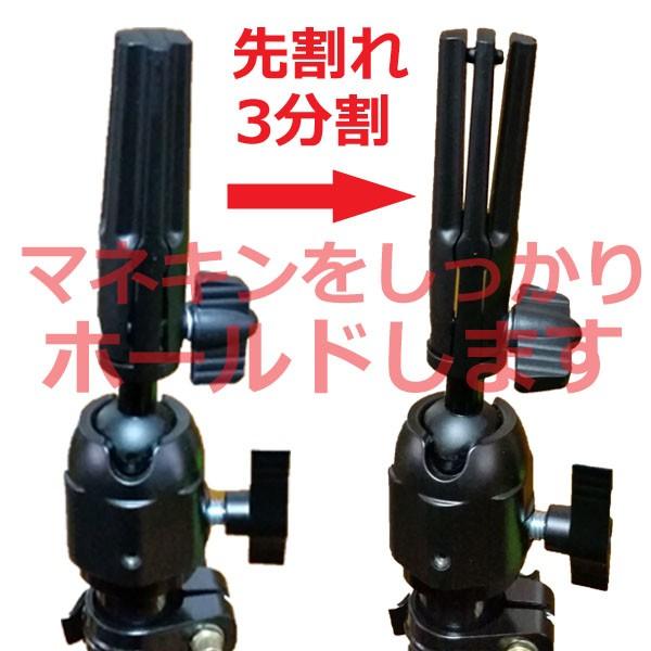カットウィッグ 8体セット　クランプ３つと椅子固定用金具