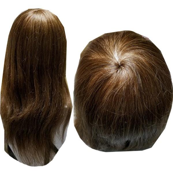 美容師 カットウィッグ マネキン 人毛100% 茶髪 N.B.A.A. 美容師 カットウィッグ マネキン 人毛100% 茶髪 N.B.A.A.